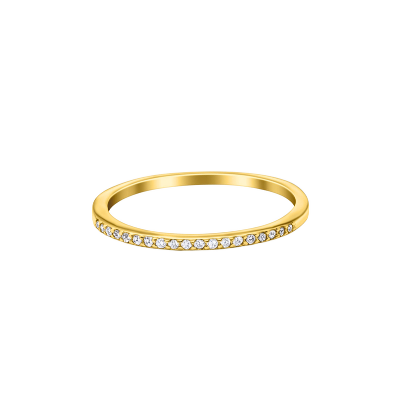 Thin Pave Ring