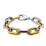 Harmony Two Tone Chunky Bracelet