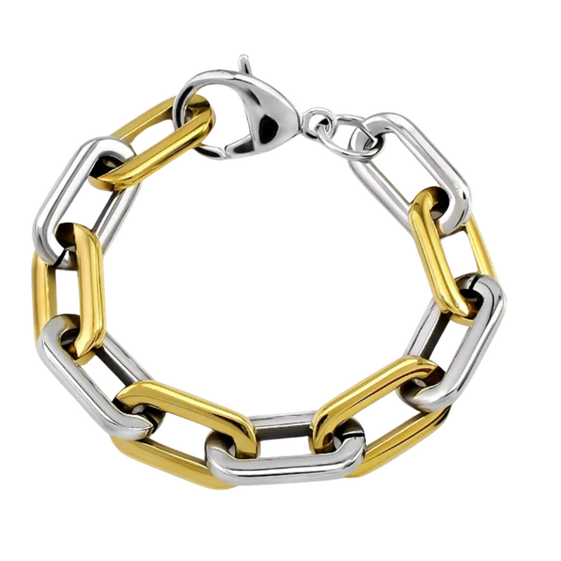 Harmony Two Tone Chunky Bracelet