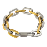 Harmony Two Tone Carabiner Bracelet