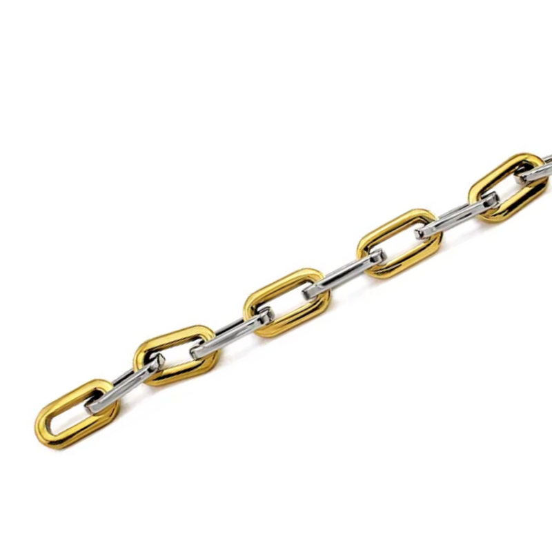 Harmony Two Tone Carabiner Bracelet