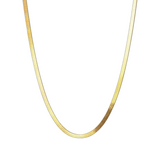 Chalandri Gold Herringbone Necklace