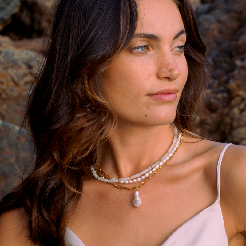 Notte Pearl Necklace