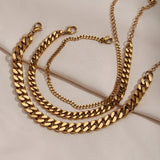 Florina Curb Chain Anklets