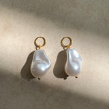 Notte Pearl Hoop Earrings