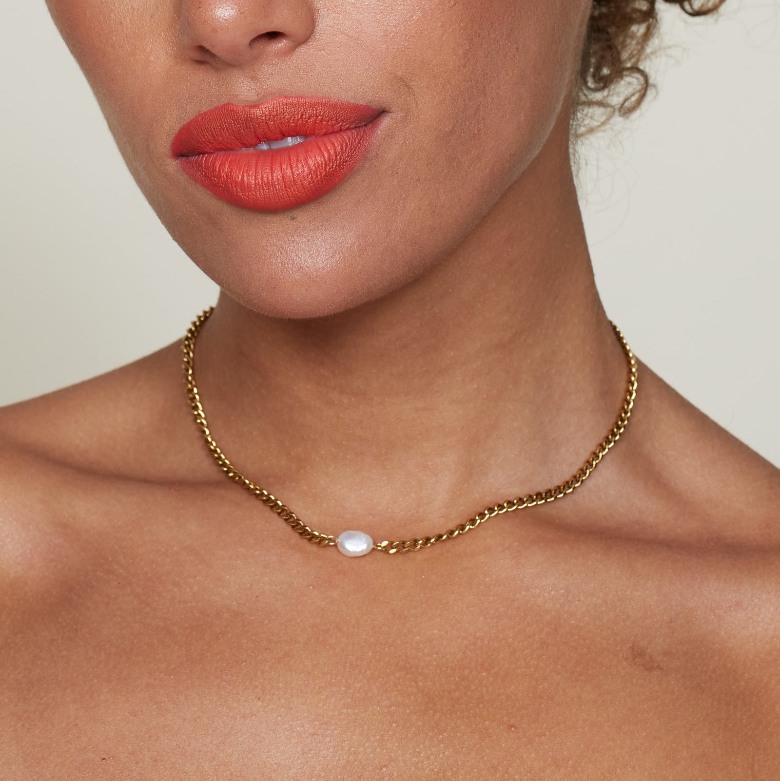 Pearl Chain Choker [ Sample Sale] – Mickey's Girl